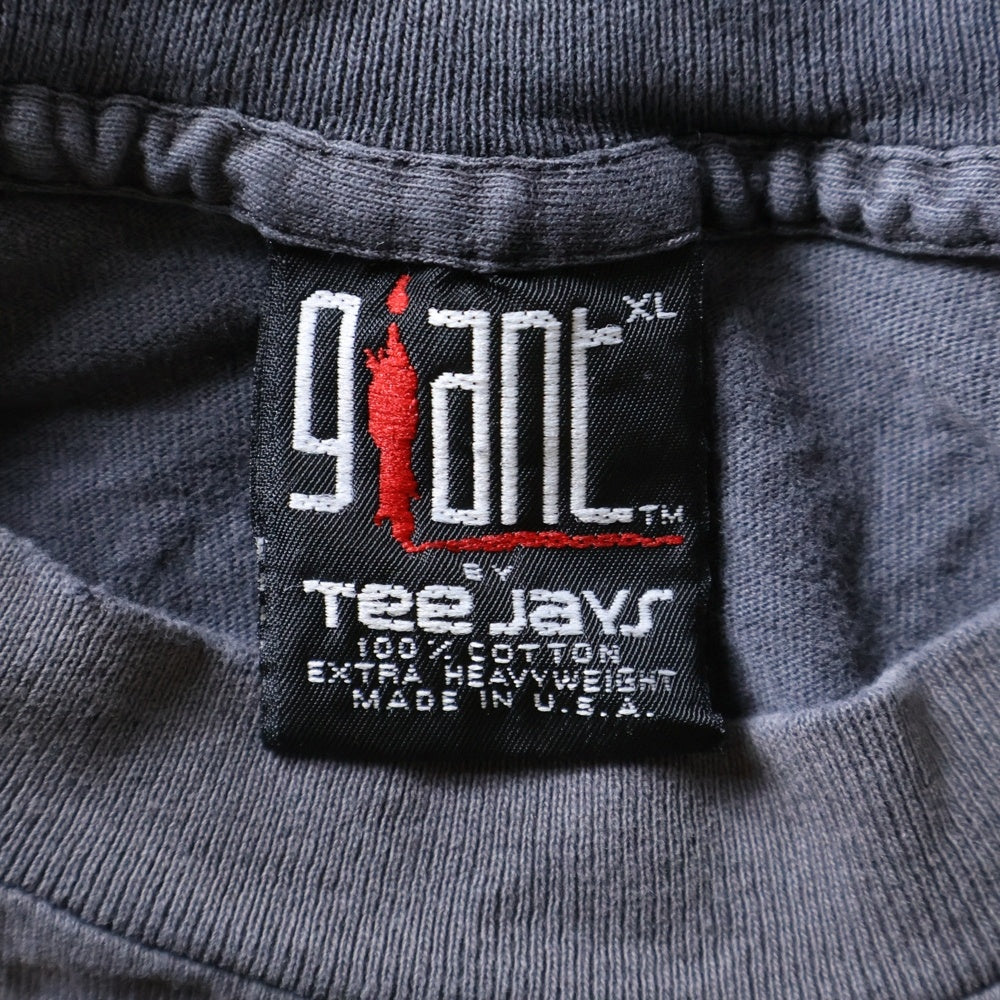 VINTAGE(ヴィンテージ) 90s RAGE AGAINST THE MACHINE 1996 EVIL EMPIRE BLACK TEE レイジ アゲインスト ザ マシーン エビル エンパイア バンド 両面プリント半袖Tシャツ カットソー