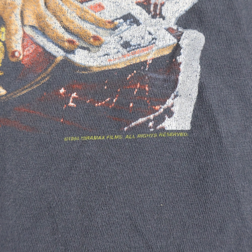 VINTAGE(ヴィンテージ) 90s PULP FICTION POSTER DESIGN MOVIE PROMO TEE パルプフィクション 半袖Tシャツ カットソー ブラック