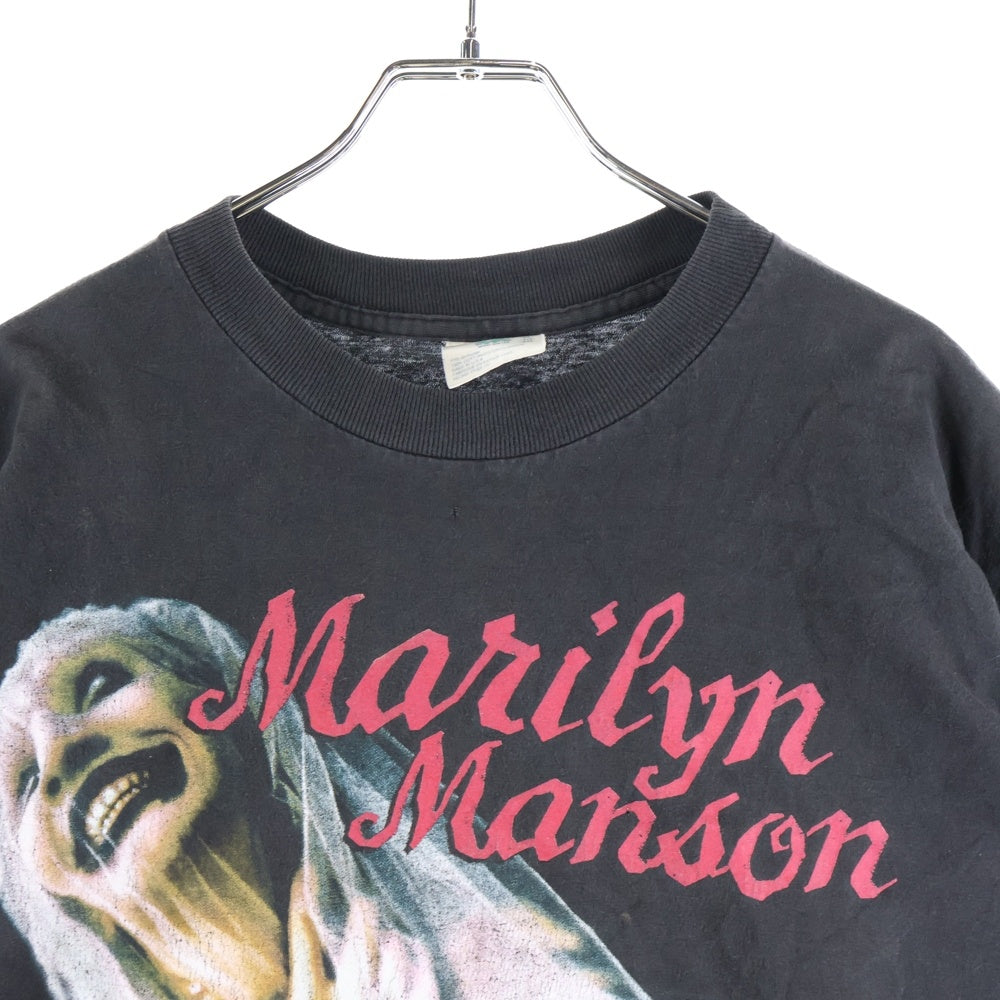VINTAGE(ヴィンテージ) 90s MARILYN MANSON SWEET DREAMS マリリンマンソン スウィートドリームス 半袖Tシャツ カットソー ブラック