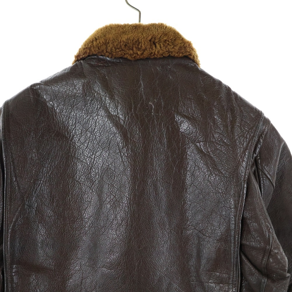 VINTAGE(ヴィンテージ) 40s U.S NAVY AN-J-3A FLIGHT JACKET TALONZIP