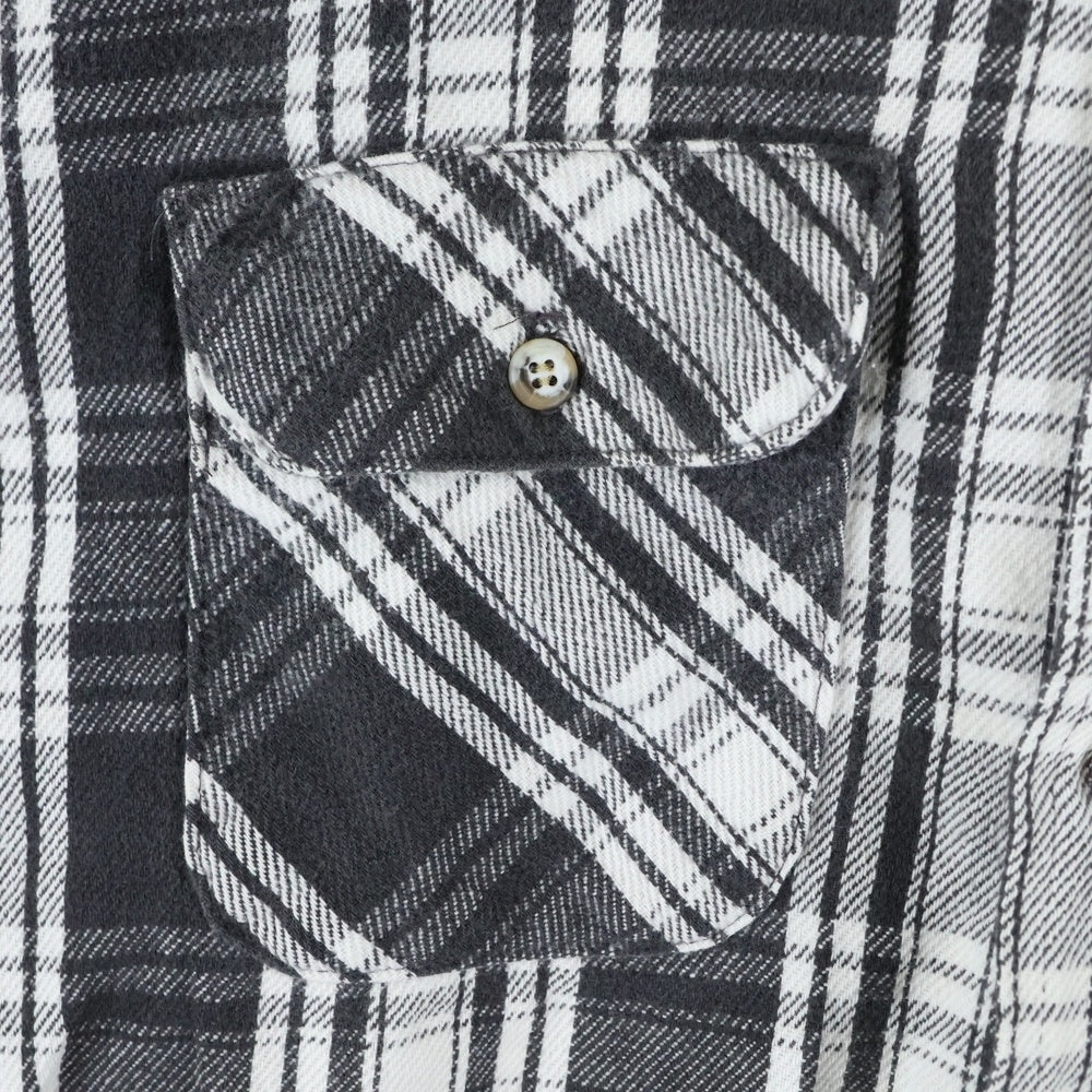 FIVE BROTHERS(ファイブブラザー) 90s チェックネルシャツ ブラック