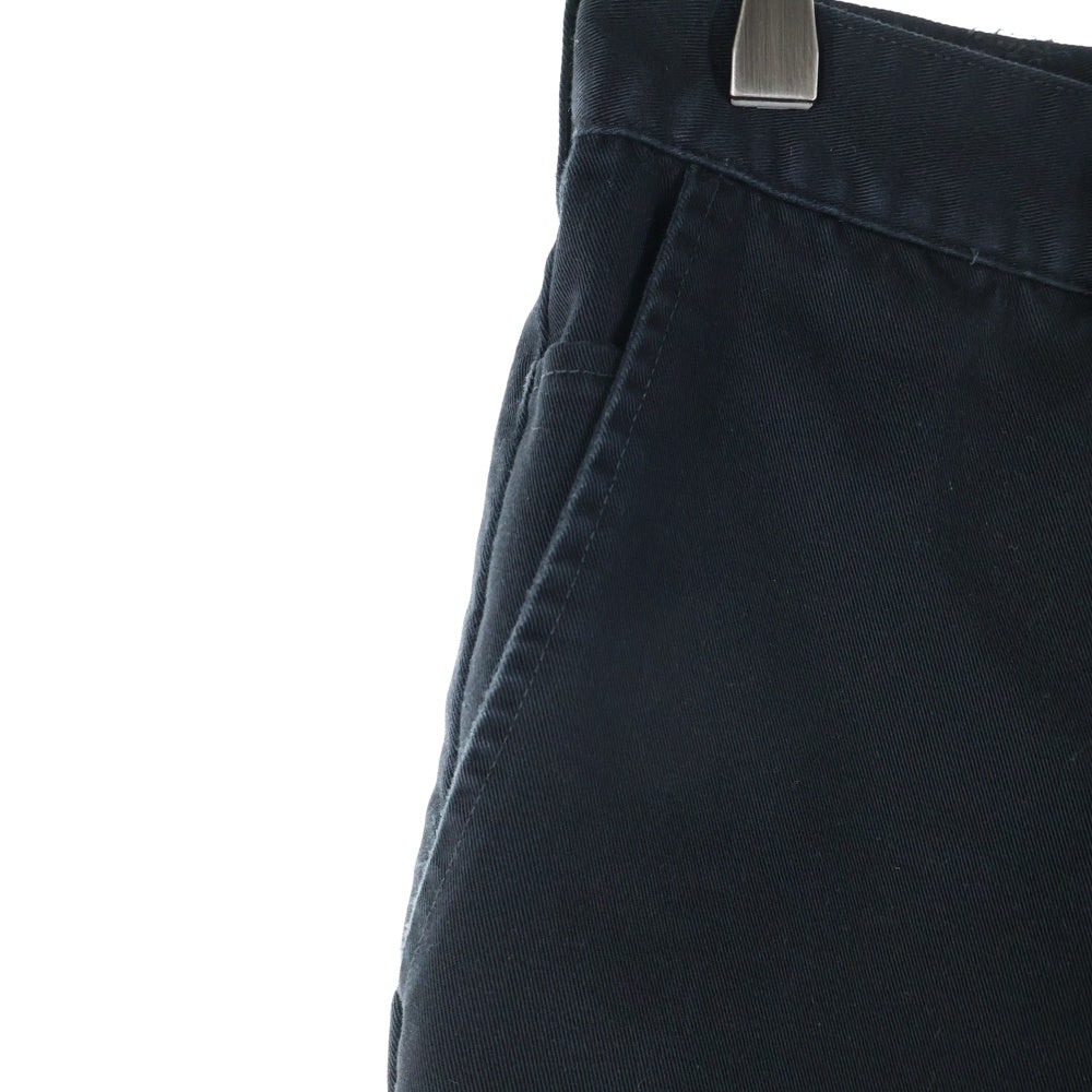 GOD SELECTION XXX(ゴッドセレクショントリプルエックス) ブラック チノパン ポケットロゴラベル パンツ