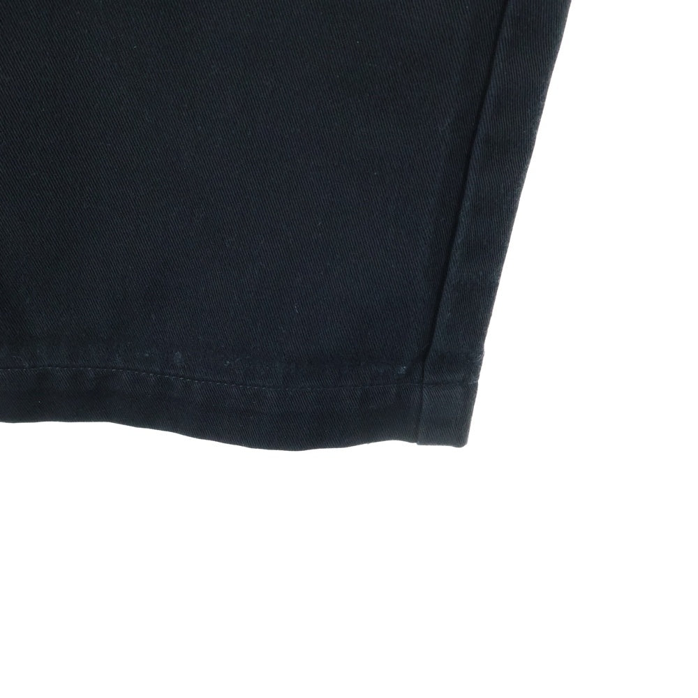 GOD SELECTION XXX(ゴッドセレクショントリプルエックス) ブラック チノパン ポケットロゴラベル パンツ