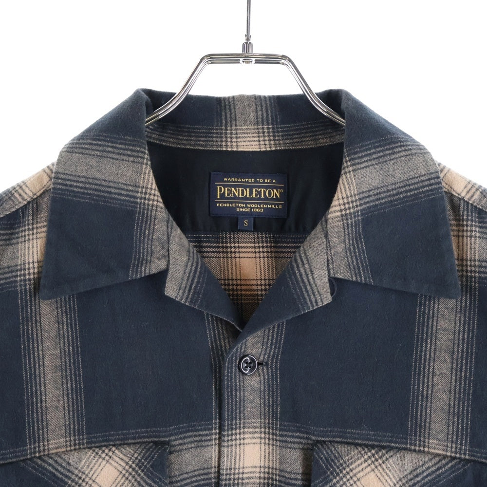 PENDLETON(ペンドルトン) オンブレチェック 長袖シャツ ブラック/ベージュ 2475-9209