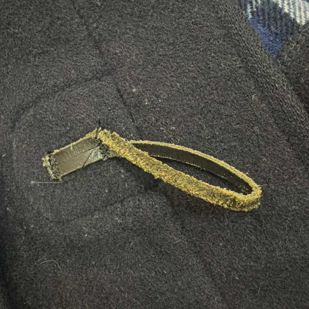BURBERRY LONDON(バーバリーロンドン) 裏地チェック ダッフルコート ネイビー JR33143
