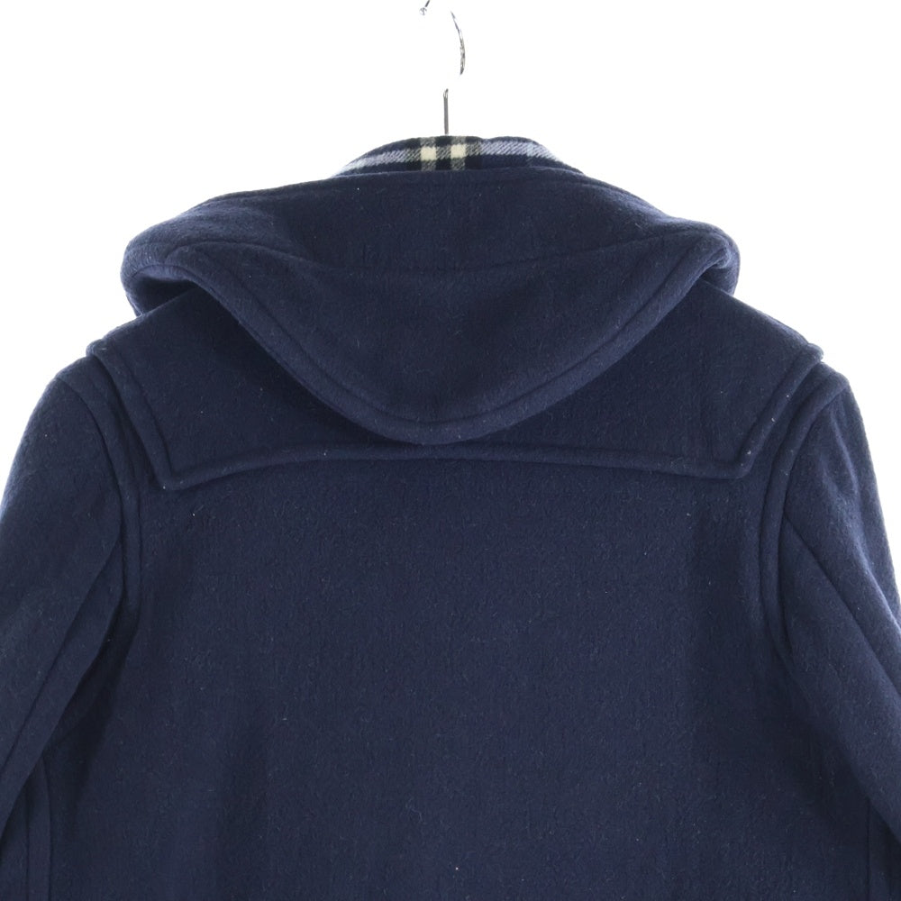 BURBERRY LONDON(バーバリーロンドン) 裏地チェック ダッフルコート ネイビー JR33143