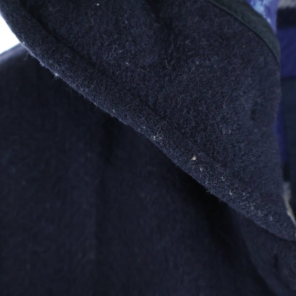 BURBERRY LONDON(バーバリーロンドン) 裏地チェック ダッフルコート ネイビー JR33143