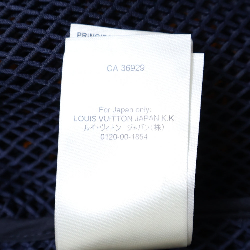 LOUIS VUITTON(ルイヴィトン) 23SS グラディエントモノグラムメッシュジップフーディジャケット RM231Q KD2 HOB40W ネイビー/オレンジ