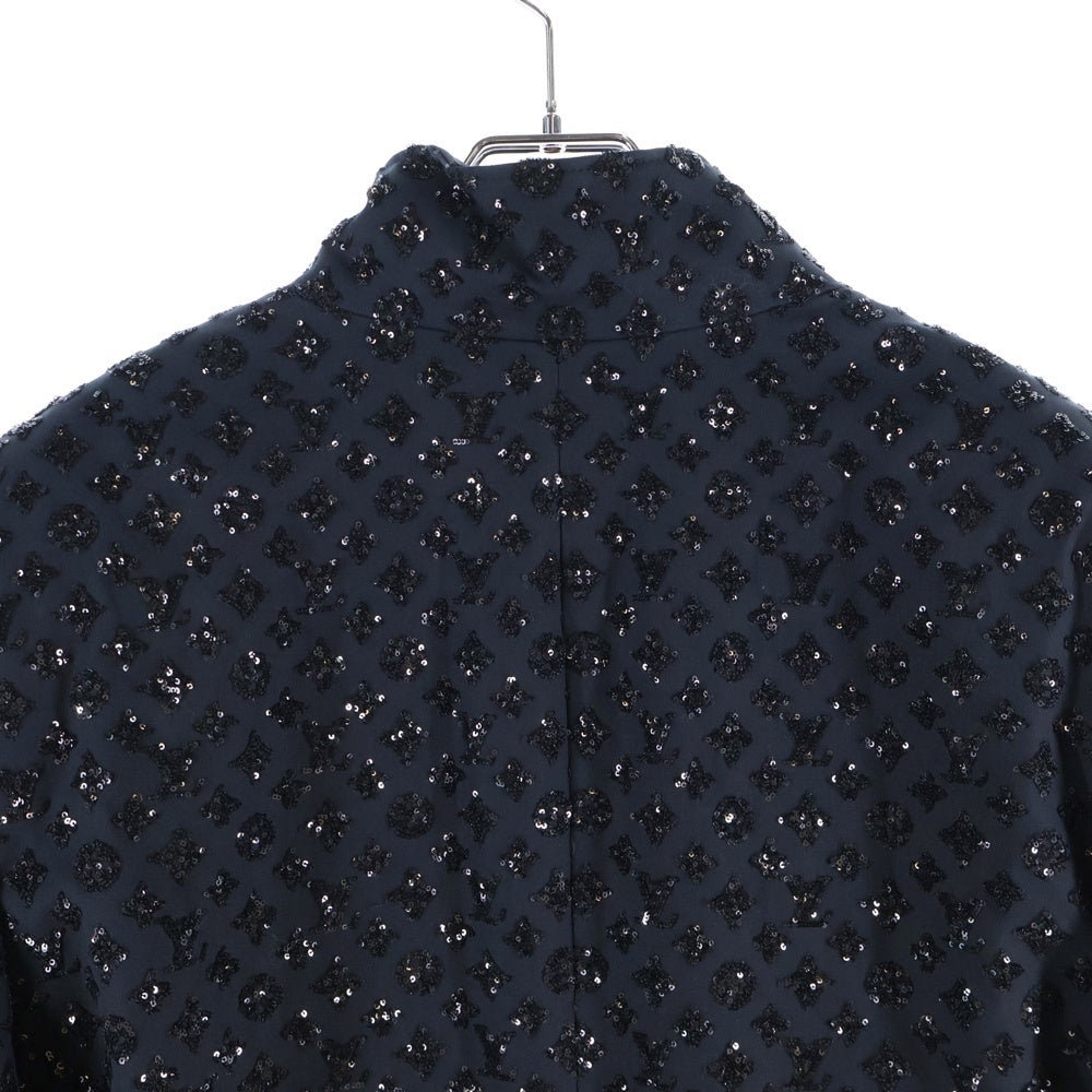 LOUIS VUITTON(ルイヴィトン) 23AW Evening blouson sequins jacket イブニングブルゾンスパンコールジャケット ブラック RM231F MT6 HOFB3E