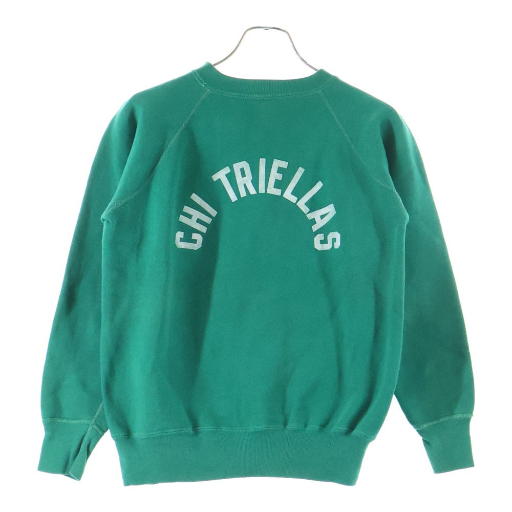 VINTAGE(ヴィンテージ) 60S CHI TRIELLAS FLOCKY SWEAT フロッキー 脇ガゼット グリーン