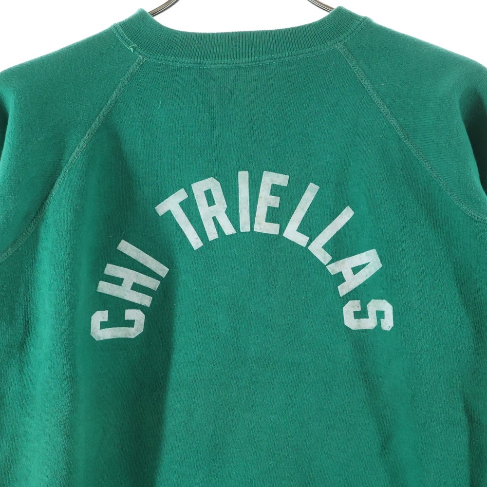 VINTAGE(ヴィンテージ) 60S CHI TRIELLAS FLOCKY SWEAT フロッキー 脇ガゼット グリーン