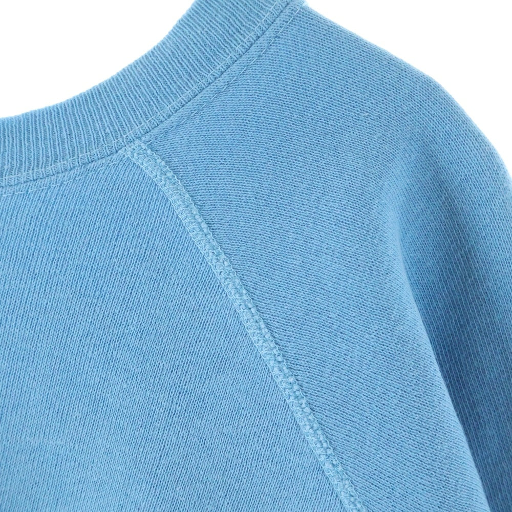 VINTAGE(ヴィンテージ) 50S PULLOVER SWEAT ラグラン 袖ステッチ貫通 プルオーバー スウェット トレーナー ブルー