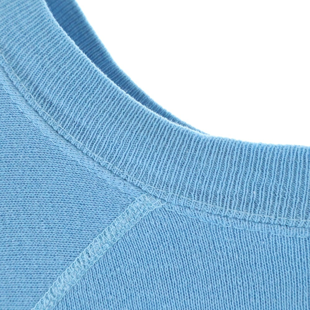 VINTAGE(ヴィンテージ) 50S PULLOVER SWEAT ラグラン 袖ステッチ貫通 プルオーバー スウェット トレーナー ブルー