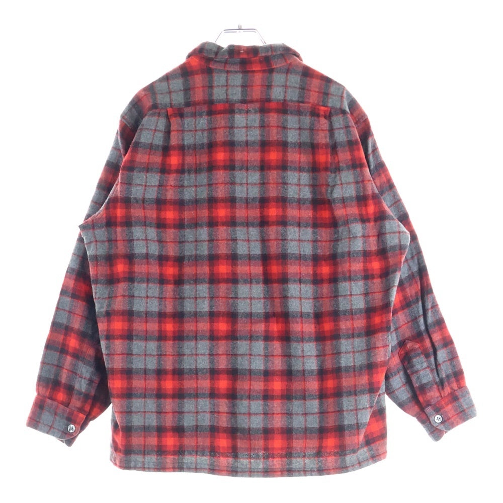 PENDLETON(ペンドルトン) 60S VNTAGE WOOL L/S CHECK SHIRT ヴィンテージ ウール チェック 長袖シャツ レッド/グレー/ブラック