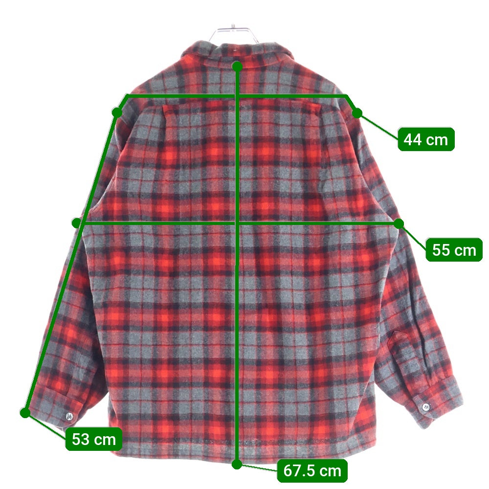 PENDLETON(ペンドルトン) 60S VNTAGE WOOL L/S CHECK SHIRT ヴィンテージ ウール チェック 長袖シャツ レッド/グレー/ブラック