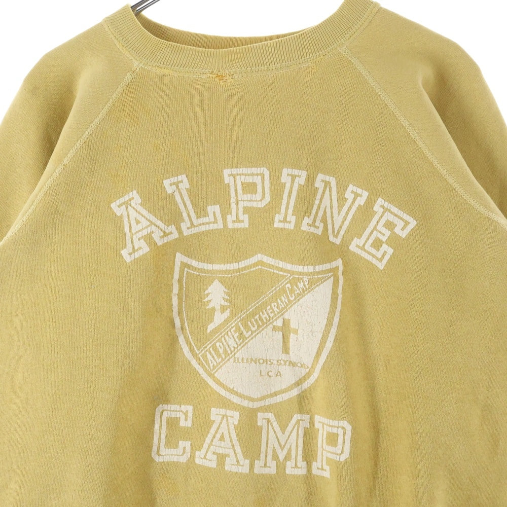 VINTAGE(ヴィンテージ) 50S ALPINE CAMP PULLOVER SWEAT 袖ステッチ貫通 プルオーバー スウェット トレーナー イエロー