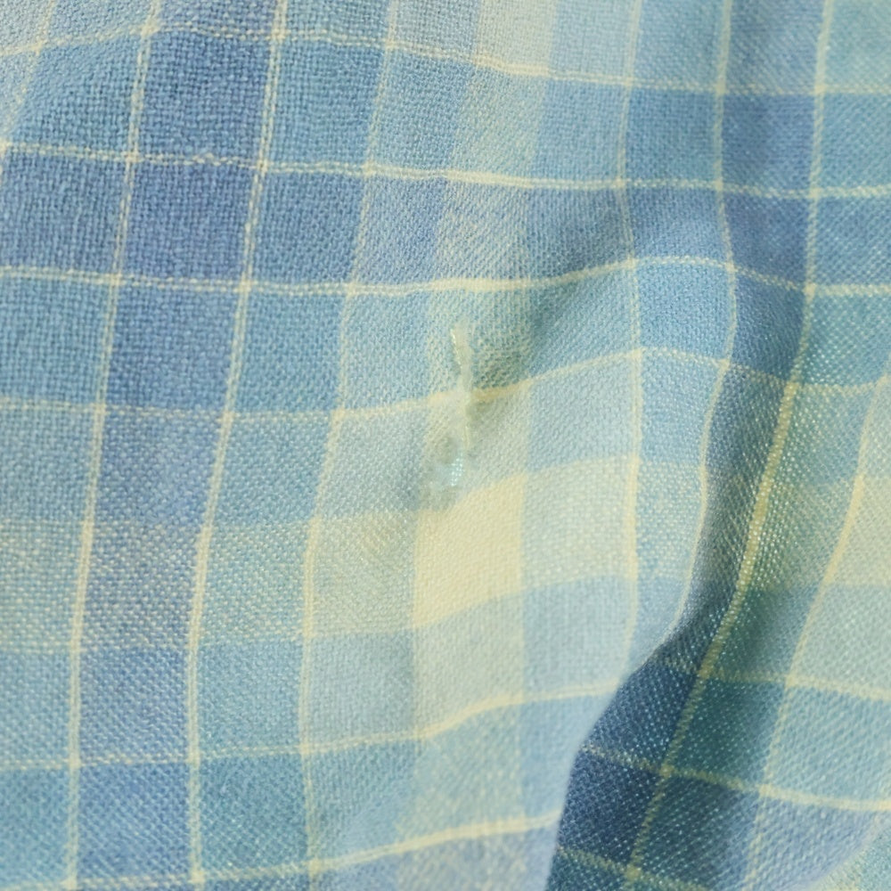 PENDLETON(ペンドルトン) 50S VNTAGE WOOL L/S CHECK SHIRT ヴィンテージ ウール チェック 長袖シャツ ブルー/ブラウン