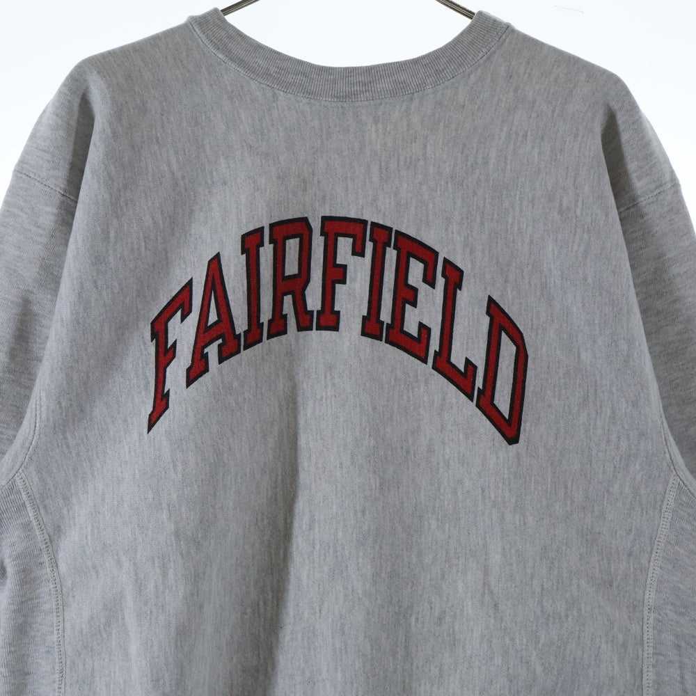 CHAMPION(チャンピオン) 80S REVERSE WEAVE FAIRFIELD PULLOVER SWEAT リバースウィーブ フェアフィールド トリコタグ後期 裏起毛 染み込み プルオーバー スウェット トレーナー グレー