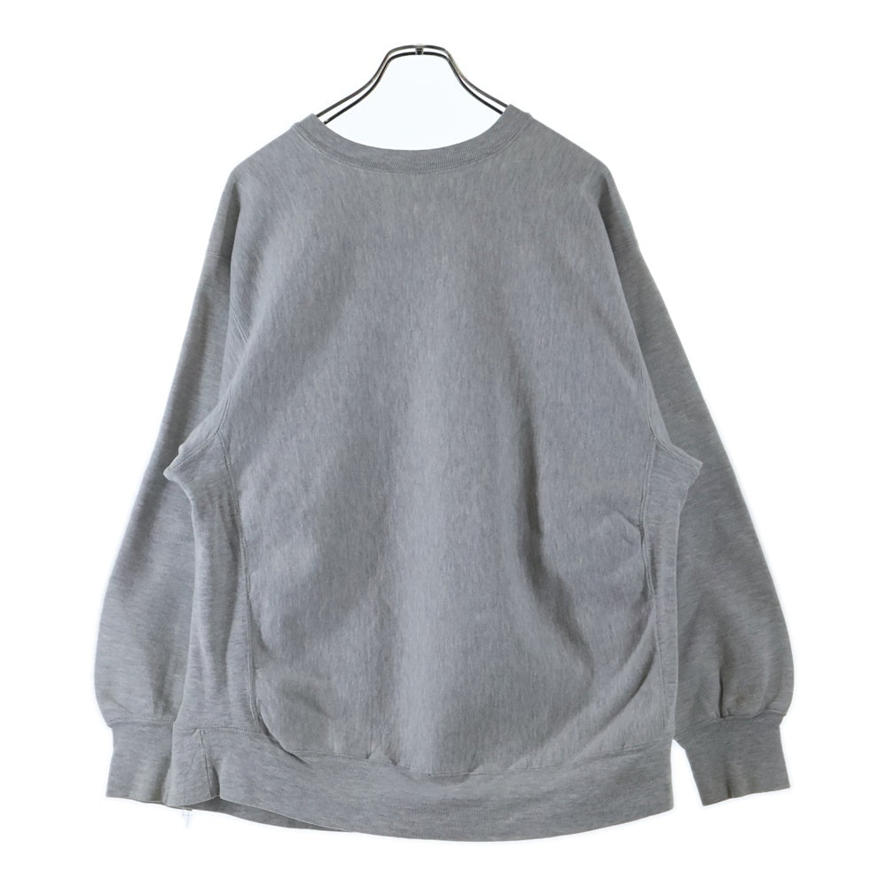 CHAMPION(チャンピオン) 80S REVERSE WEAVE BOSTON UNIVERSITY PULLOVER SWEAT リバースウィーブ ボストン トリコタグ後期 裏起毛 染み込み プルオーバー スウェット トレーナー グレー