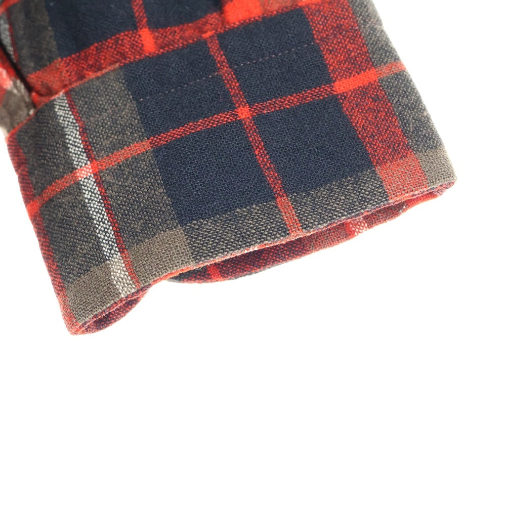 PENDLETON(ペンドルトン) 50S VNTAGE WOOL L/S CHECK SHIRT ヴィンテージ ウール チェック 長袖シャツ レッド/ブラウン/ブラック