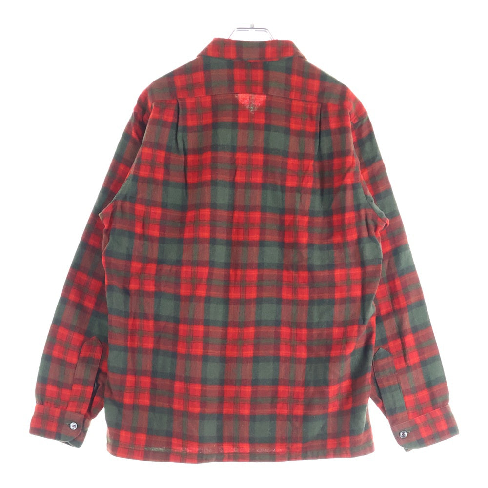 PENDLETON(ペンドルトン) 50S VNTAGE WOOL L/S CHECK SHIRT ヴィンテージ ウール チェック 長袖シャツ レッド/カーキ/ブラック