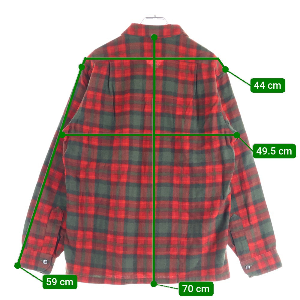 PENDLETON(ペンドルトン) 50S VNTAGE WOOL L/S CHECK SHIRT ヴィンテージ ウール チェック 長袖シャツ レッド/カーキ/ブラック