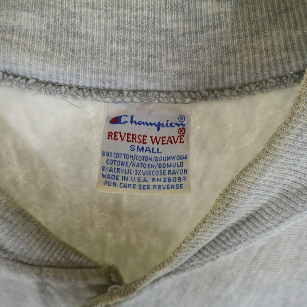 CHAMPION(チャンピオン) 90s REVERSE WEAVE BOSTON YACHT CLUB スナップボタン カーディガン グレー