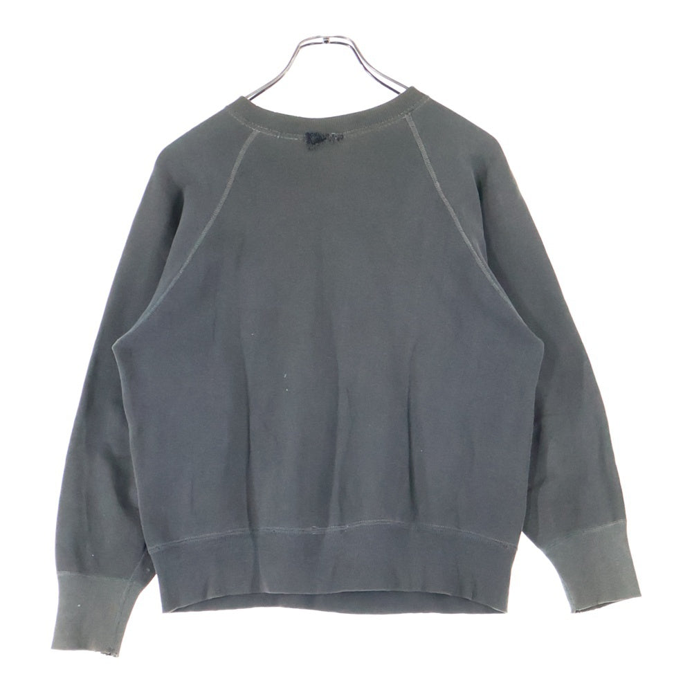 VINTAGE(ヴィンテージ) 60-70s 無地クルーネックスウェット ダークグレー 長袖トレーナー