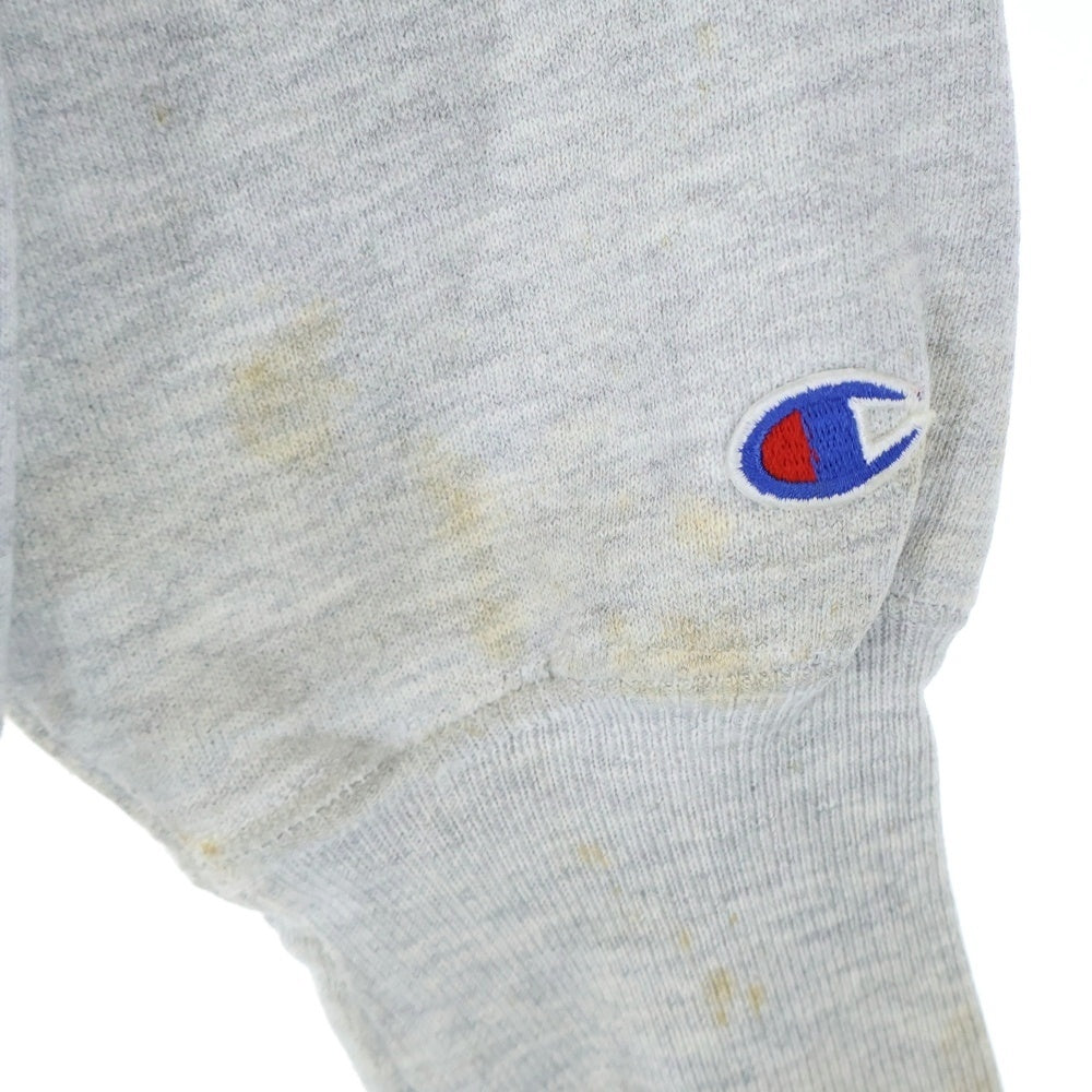 CHAMPION(チャンピオン) 80-90s REVERSE WEAVE WHEATON COLLEGE ハーフスナップボタン C刻印 スウェットトレーナー 長袖 グレー