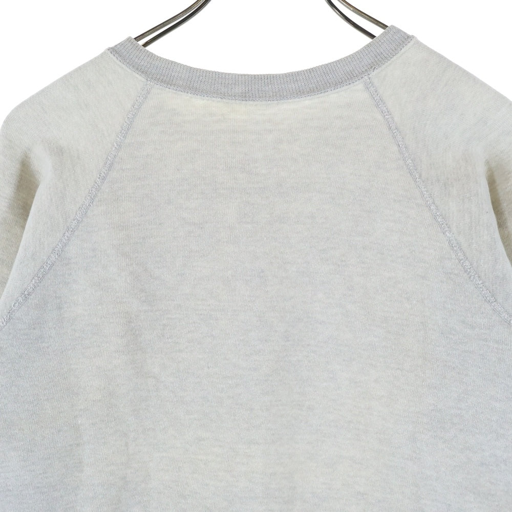 VINTAGE(ヴィンテージ) 60s USS NORTH CAROLINA WILMINGTON N.C SWEAT ラグランスリーブ 長袖スウェット トレーナー グレー