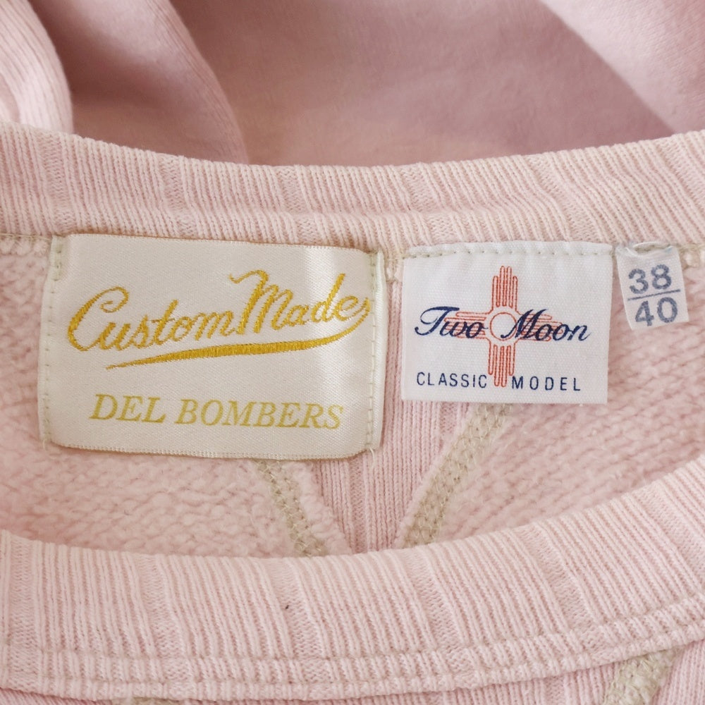 VINTAGE(ヴィンテージ) DEL BOMBERS TWO MOON CLASSIC MODEL デルボマーズ リプスウェット 長袖トレーナー ピンク