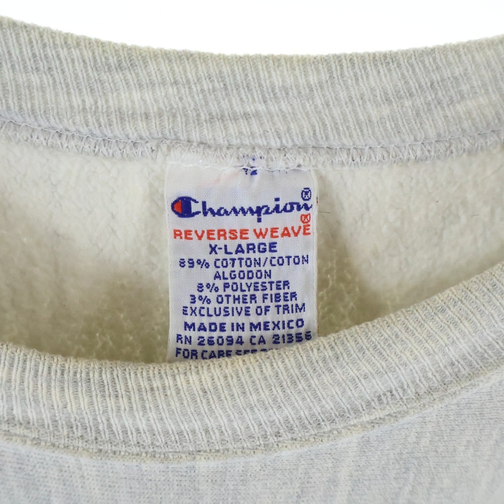 CHAMPION(チャンピオン) 90S REVERSE WEAVE DENVER BRONCOS NFL SWEAT リバースウィーブ デンバーブロンコス プリント 刺繍タグ スウェット グレー