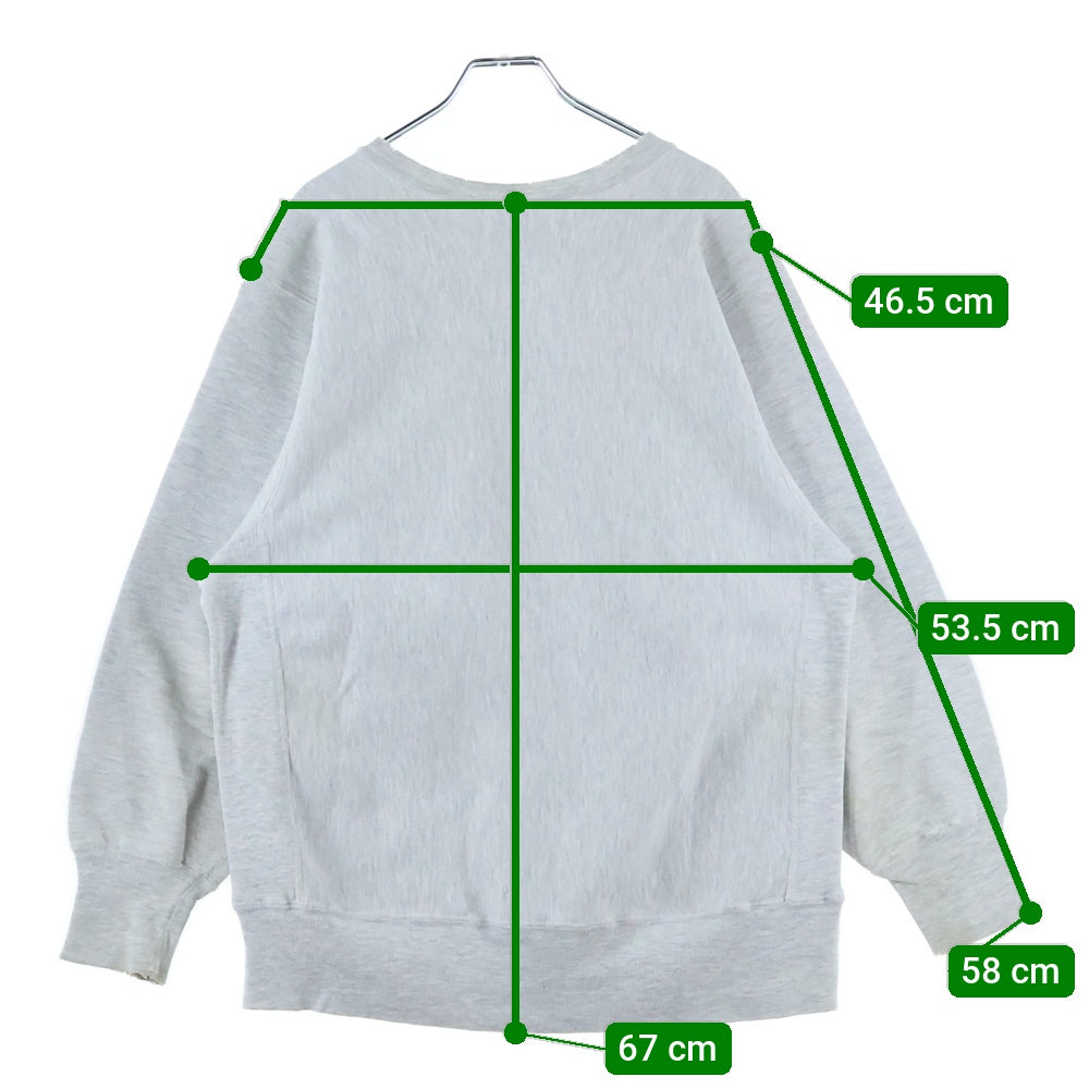CHAMPION(チャンピオン) 90S REVERSE WEAVE GEORGETOWN SWEAT リバースウィーブ ジョージタウン プリント 刺繍タグ スウェット グレー