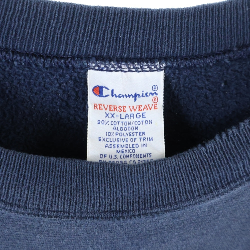 CHAMPION(チャンピオン) 90S REVERSE WEAVE CWA BELLSOUTH SWEAT リバースウィーブ ベルサウス 企業ロゴ 刺繍タグ スウェット ネイビー