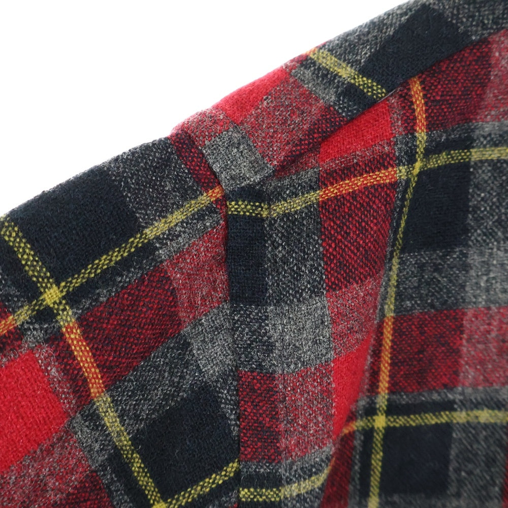 VINTAGE(ヴィンテージ) 50S AMANA WOOL L/S SHIRT アマナ ウール 長袖シャツ レッド/ブラック/イエロー