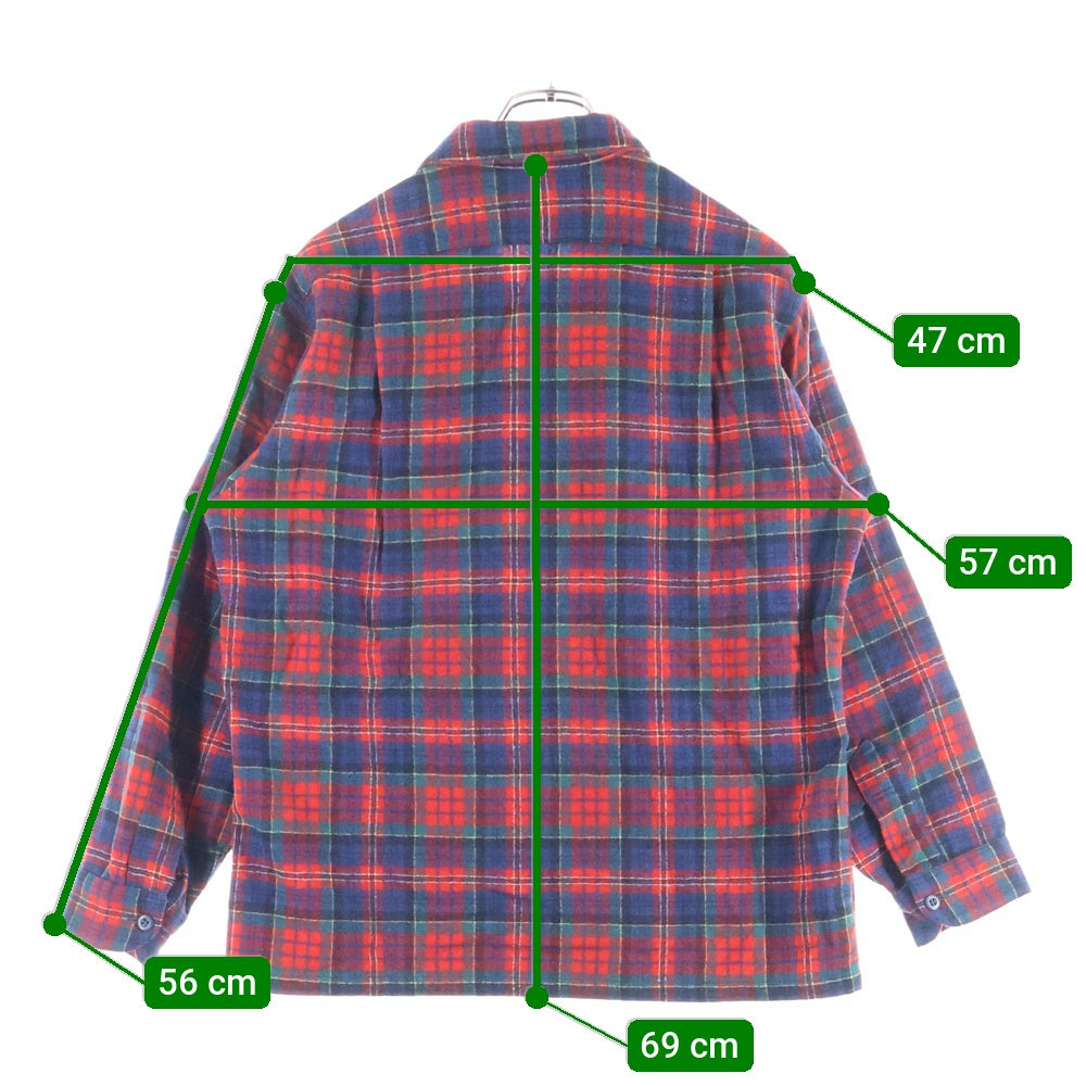 PENDLETON(ペンドルトン) 70S VINTAGE WOOL L/S CHECK SHIRT ヴィンテージ ウール チェック 長袖シャツ レッド/グリーン/ブルー