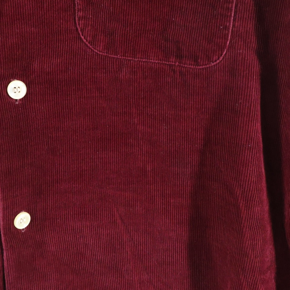 VINTAGE(ヴィンテージ) 40-50S BRENT CORDUROY L/S SHIRT ブレント コーデュロイ シャツ レッド