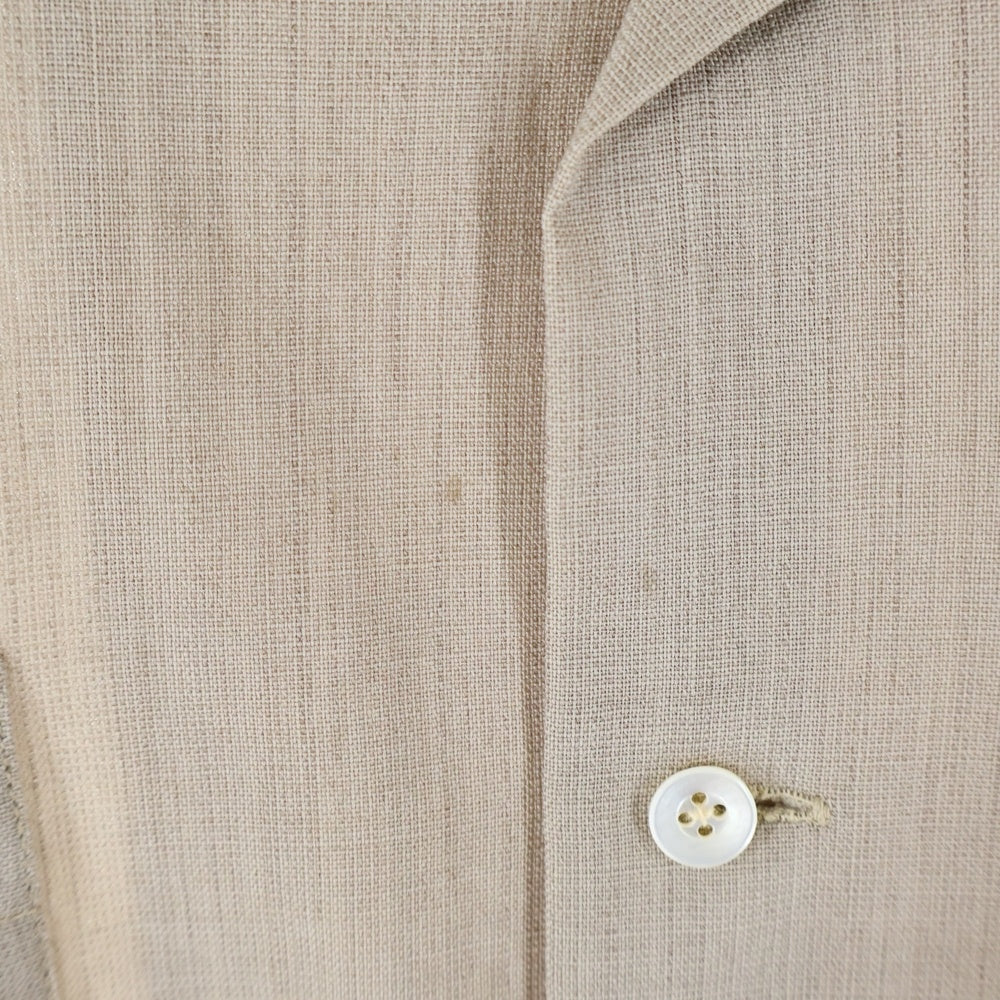 PENDLETON(ペンドルトン) 50S VINTAGE WOOL L/S SHIRT ビンテージ ウール 長袖シャツ ソリット ブラウン