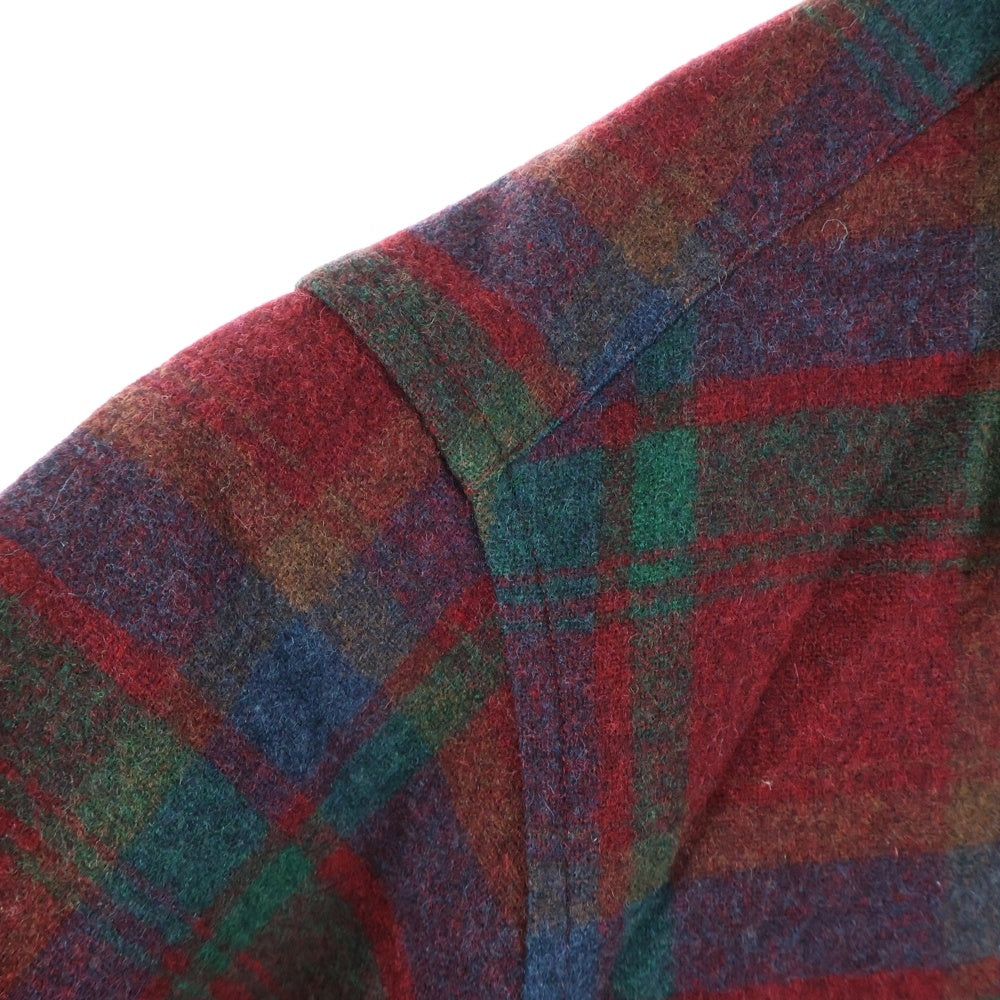 PENDLETON(ペンドルトン) 70S VINTAGE WOOL L/S CHECK SHIRT ヴィンテージ ウール 長袖シャツ レッド/グリーン/ブラウン