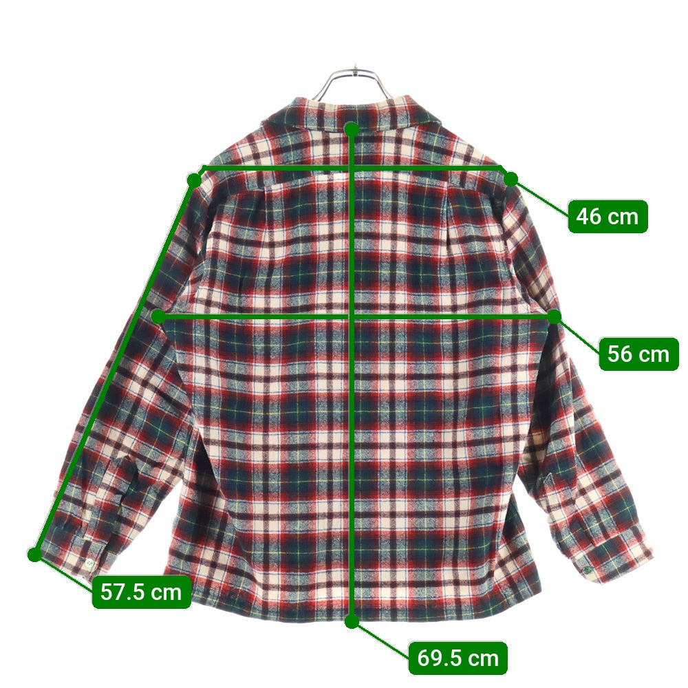 PENDLETON(ペンドルトン) 70S VINTAGE WOOL L/S CHECK SHIRT ヴィンテージ ウール 長袖シャツ レッド/グリーン/ネイビー