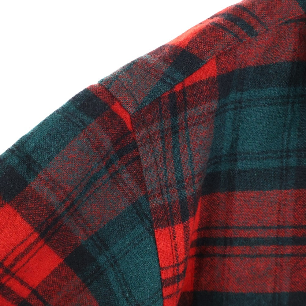 PENDLETON(ペンドルトン) 50S VINTAGE WOOL L/S CHECK SHIRT ヴィンテージ ウール チェック 長袖シャツ レッド/グリーン
