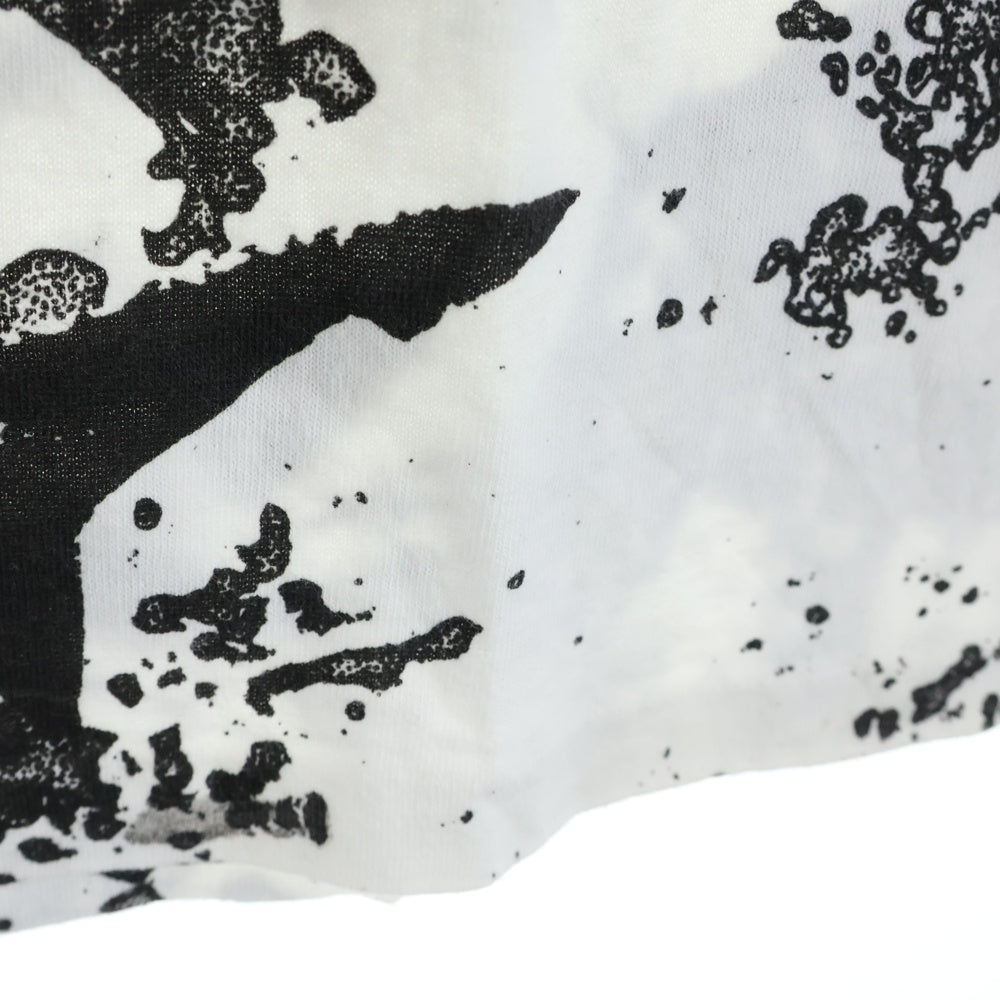 VINTAGE(ヴィンテージ) 90s PALAU ISLAND 90s OVERPRINT T-SHIRT DIVE JAWS 総柄プリントTシャツ ホワイト