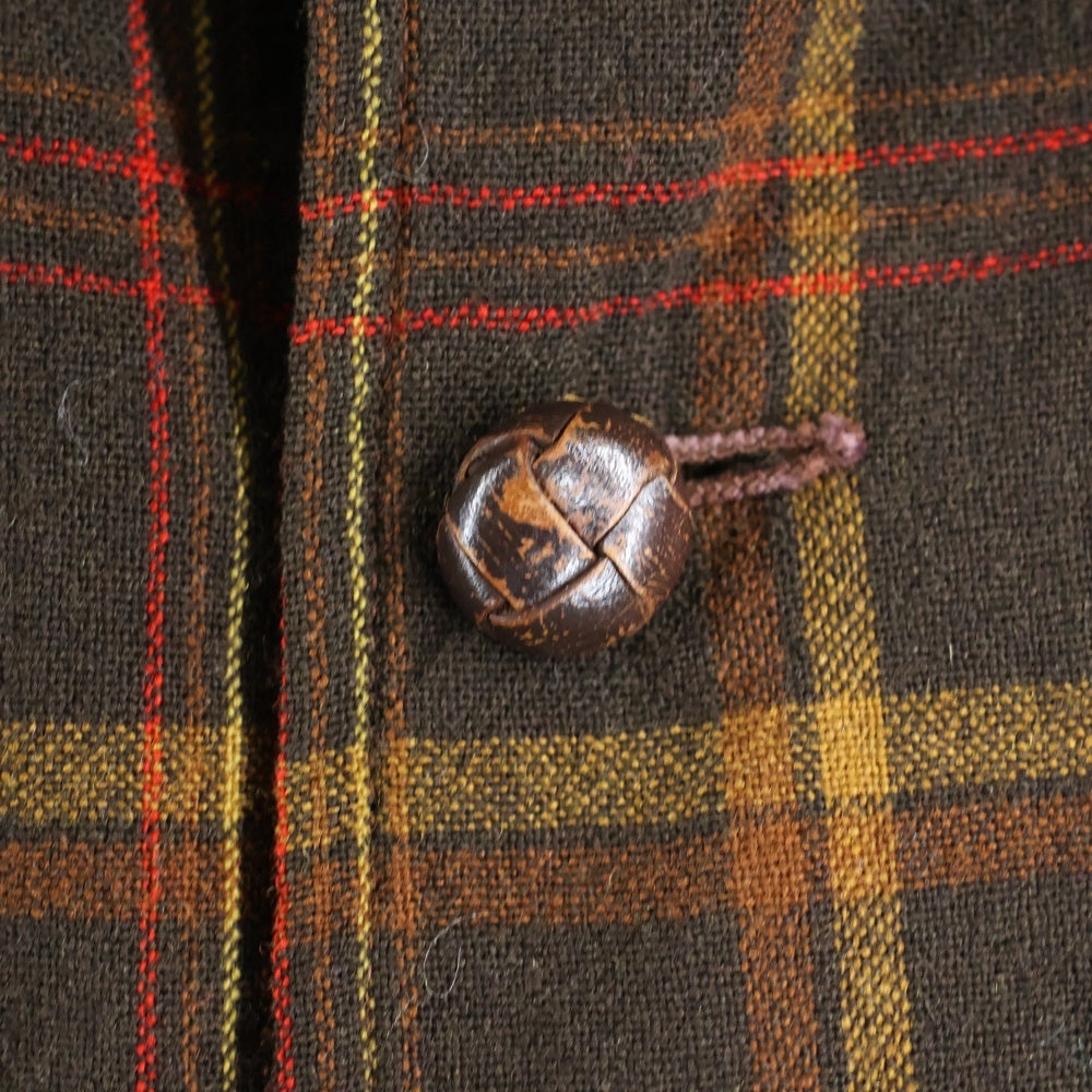 PENDLETON(ペンドルトン) 60s チェック柄 ウールボタン テーラードジャケット ブラウン