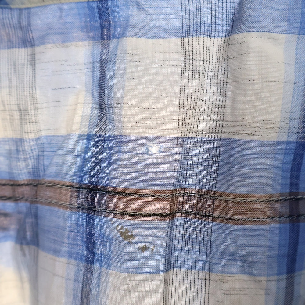 VINTAGE(ヴィンテージ) 60s Archdale Fashions オープンカラー 半袖シャツ ブルー/ホワイト