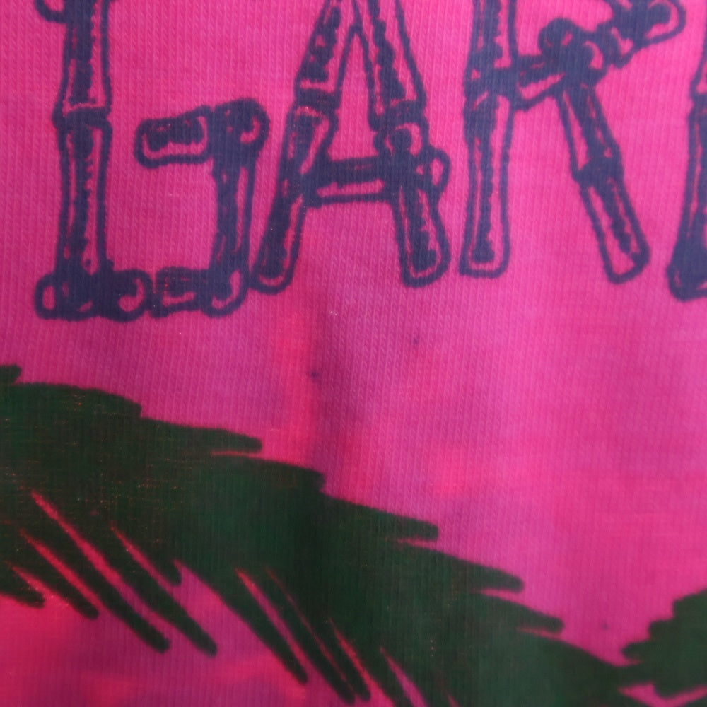 VINTAGE(ヴィンテージ) 80s CANE GARDEN BAY TEE プリント半袖Tシャツ ピンク