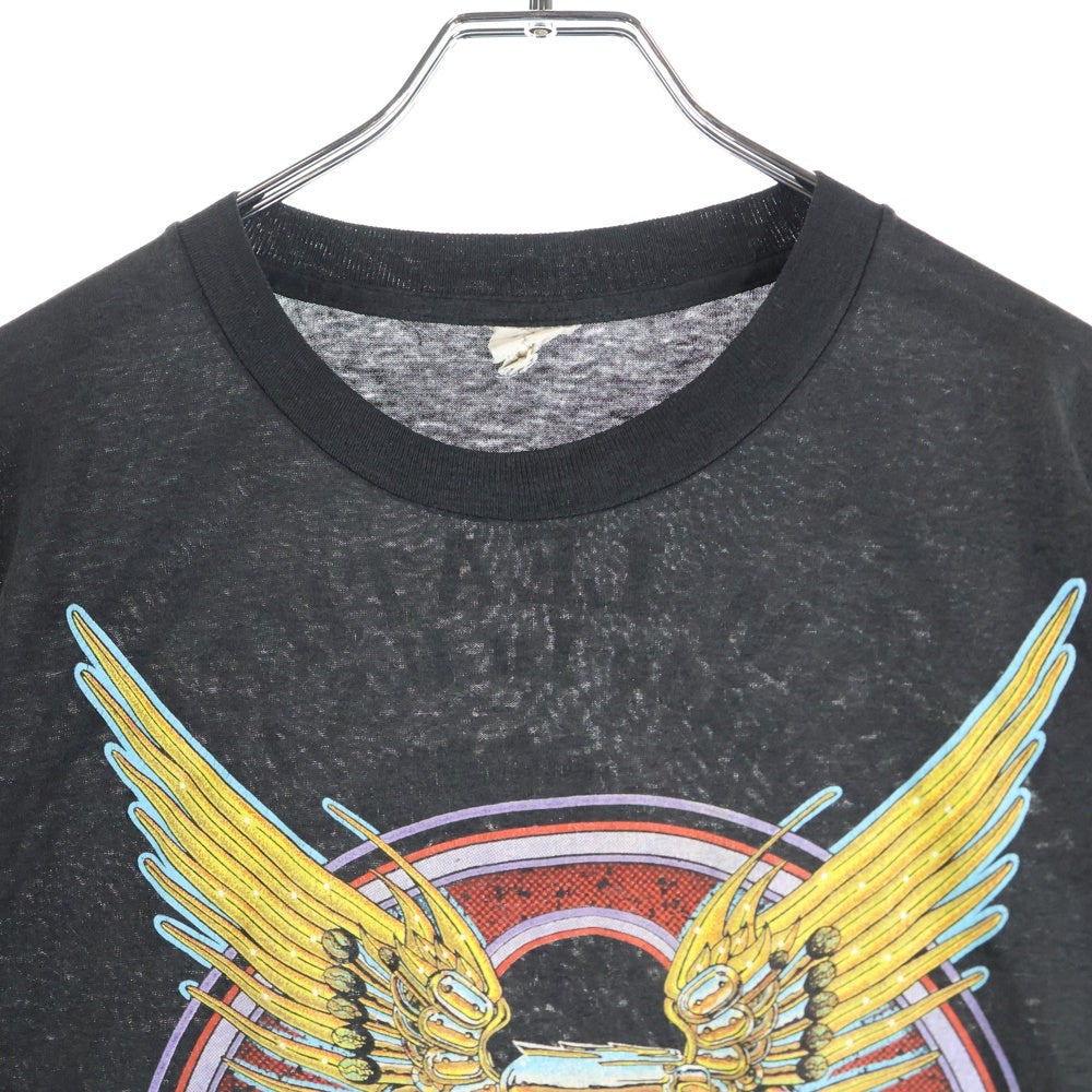 HARLEY DAVIDSON(ハーレーダビッドソン) 80s Meca Eagle Lightning Thunder Tee メカイーグル ライトニングサンダープリント 半袖Tシャツ ブラック