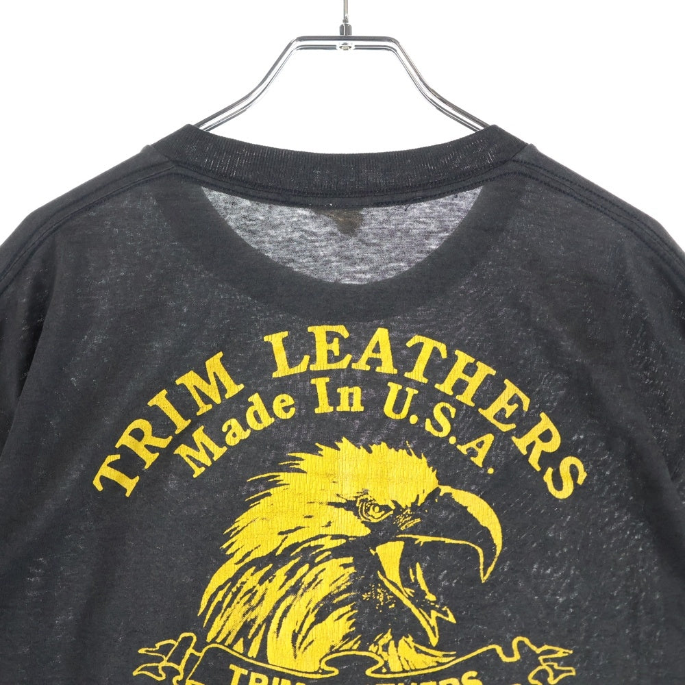 HARLEY DAVIDSON(ハーレーダビッドソン) 80s Meca Eagle Lightning Thunder Tee メカイーグル ライトニングサンダープリント 半袖Tシャツ ブラック