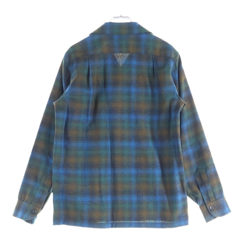 PENDLETON(ペンドルトン) 50s ウールチェック ボードシャツ 長袖