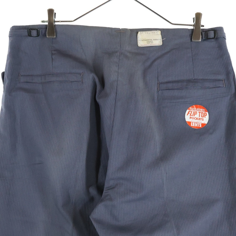 Levi's(リーバイス) 60s VINTAGE CASUAL CONTINENTAL MARK2 FLIP TOP カジュアルピケパンツ ライトネイビー
