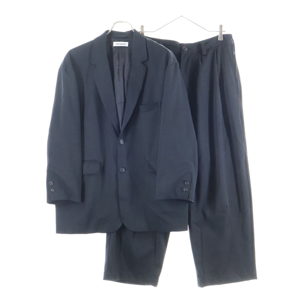 TIGHTBOOTH(タイトブース) 21SS SINGLE 2B JACKET & BAGGY FORMAL SLACKS シングル 2B テーラード ジャケット & バギー フォーマル スラックス ブラック